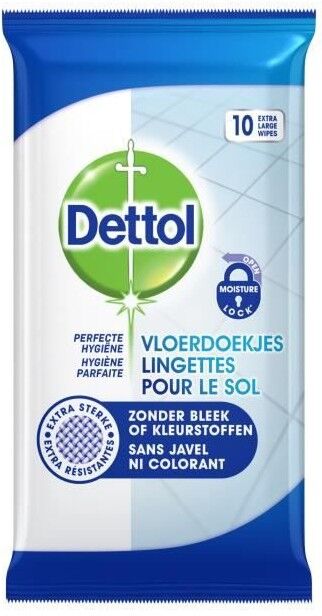 Dettol Perfect Hygiejne Wipes 10 st Reng&ouml;ringsservetter