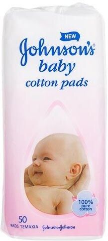 Johnson&#039;s Baby Cotton Pads 50 st Bomullsrondeller