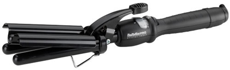 BaByliss Pro Porcelain Triple Barrel Waver - Black