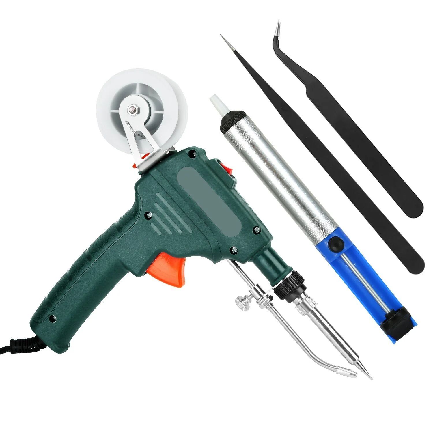 DailySale 5-in-1 Automatic Hand-Held Soldering Iron Gun Kit