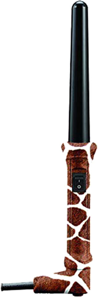 Hair Rage Animal Print Limited Safari Edition 1in Graduated Clipless Curling Iron Cone Wand NoColor NoSize