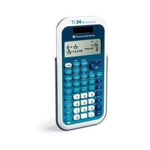 Texas Instruments TI-34 MultiView Taschenrechner Tasche Wissenschaftlicher Taschenrechner Blau, Weiß