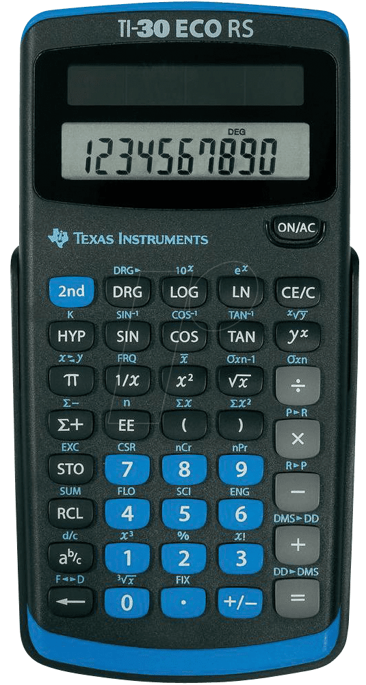 Texas Instruments TI-30ECO RS - Wissenschaftlicher Taschenrechner