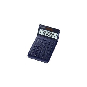 Casio JW-200SC - Skrivebords-regnemaskine - 12 cifre - solpanel, batteri - marineblå