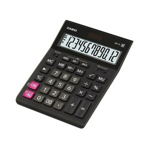 Casio - gr-12 office calculator black, 12-digit display - Publicité