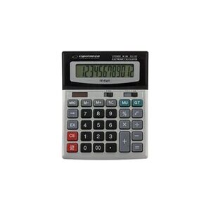 Esperanza ECL103 - Calculatrice de bureau - 12 chiffres - Publicité