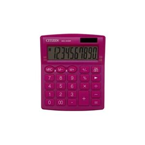 Citizen Office SDC-810NRPKE Calculatrice de poche rose Ecran: 10 solaire, à pile(s) (l x H x P) 105 x 21 x 127 mm - Publicité