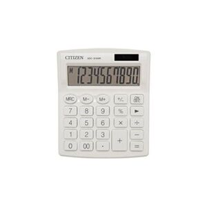 Citizen Office SDC-810NRWHE Calculatrice de poche blanc Ecran: 10 solaire, à pile(s) (l x H x P) 105 x 21 x 127 mm - Publicité
