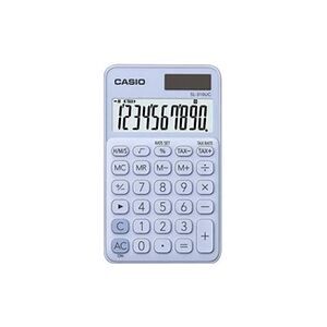 Casio SL-310UC-LB Calculatrice de poche bleu clair Ecran: 10 solaire, à pile(s) (l x H x P) 70 x 8 x 118 mm - Publicité