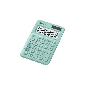 Casio MS-20UC - Calculatrice de bureau - 12 chiffres - panneau solaire, pile - vert - Publicité