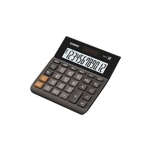 Casio Wide H Series MH-12-BK - Calculatrice de bureau - 12 chiffres - panneau solaire, pile - Publicité