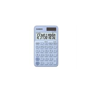 Casio SL-310UC - Calculatrice de poche - 10 chiffres - panneau solaire, pile - bleu clair - Publicité