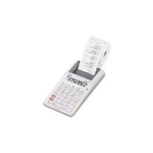 Casio HR-8RCE - Calculatrice avec imprimante - LCD - 12 chiffres - pile - blanc - Publicité