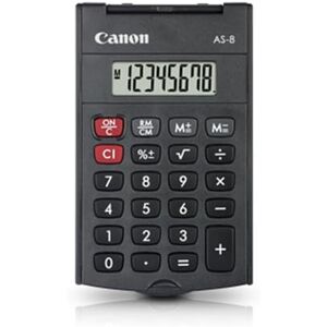 Canon AS-8 Calculatrice de poche à 8 chiffres - Publicité