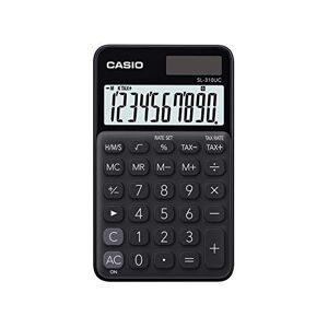 Casio SL-310UC-BK Calculatrice, 0,8 x 7 x 11,8 cm, couleur noire - Publicité