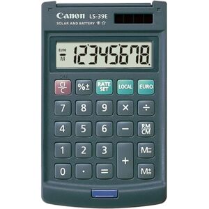 Canon Ls-39 Calculatrice E DBL EMEA 8 Chiffres Noir - Publicité