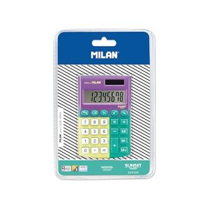 MILAN Blister calculatrice Pocket 8 chiffres, Sunset turquoise-jaune - Publicité