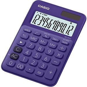 Casio Calculatrice de Bureau  MS-20UC Violet Solaire, à Pile(s) - Publicité