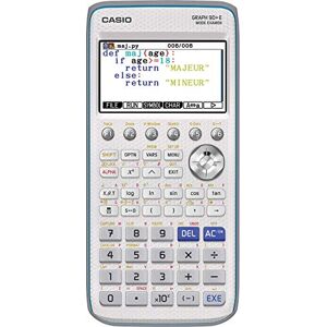 Casio Graph 90+E Calculatrice Graphique avec Python - Publicité
