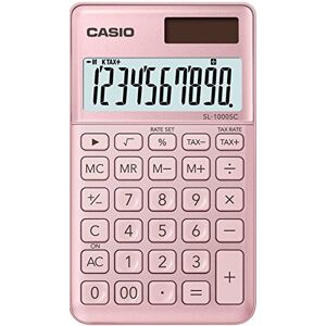Casio SL 1000 SC PK Calculatrice de poche Rose - Publicité