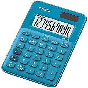 Casio Calculatrice de Bureau  MS-7UC Bleu - Publicité