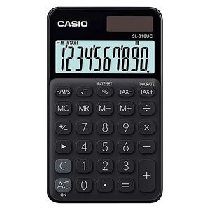 Calculatrice de poche Casio SL-310UC Rouge - Publicité