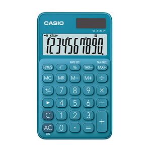 Casio Calculatrice SL-310UC-BU, bleu - Lot de 2 - Publicité