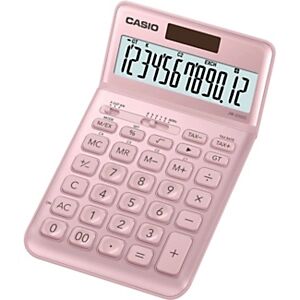 Casio Calculatrice de bureau JW-200SC - 12 chiffres - Rose - Publicité