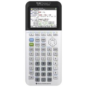 Calculatrice graphique Texas Instruments TI‑83 Premium CE Edition Python - Publicité