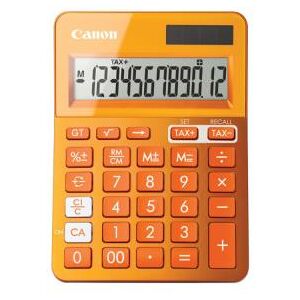 Calculatrice de bureau Canon LS-123K - 12 chiffres - Orange - Publicité