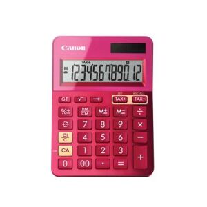 Calculatrice de bureau Canon LS-123K 12 chiffres - rose - Publicité