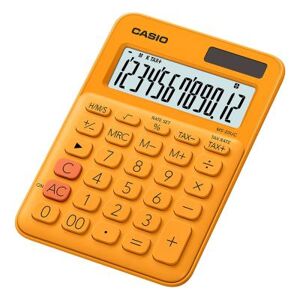 Calculatrice de bureau Casio - 12 chiffres - orange