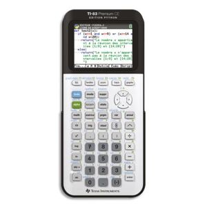 Calculatrice graphique Texas Instruments TI83 Premium - CE Edition Python - Publicité