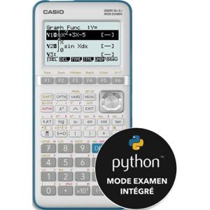 Calculatrice graphique Casio Graph35+E II - menu python intégré - Publicité