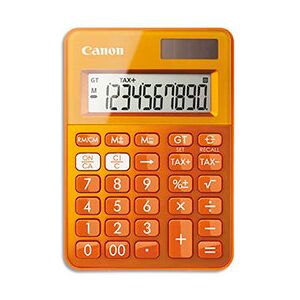 Calculatrice de poche Canon LS-100K - orange - Publicité