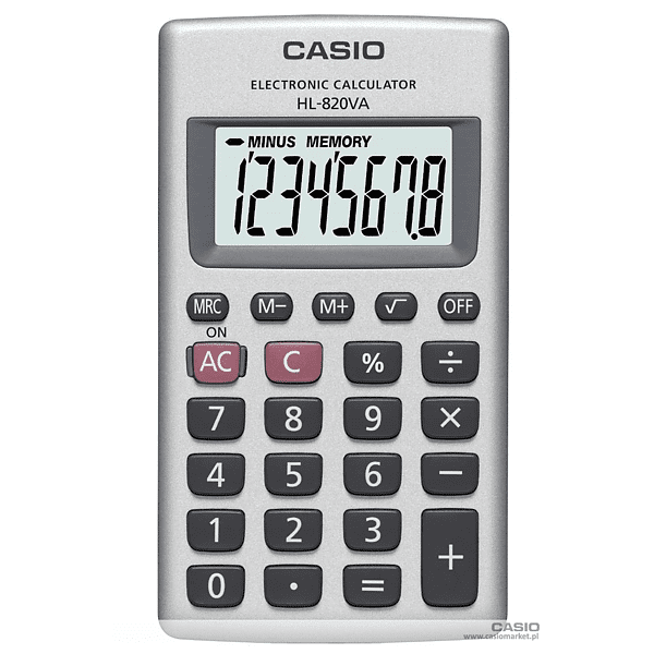 casio calcolatrice  hl-820va