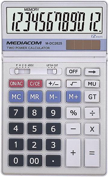 Mediacom CALCOLATRICE  M-DC2625