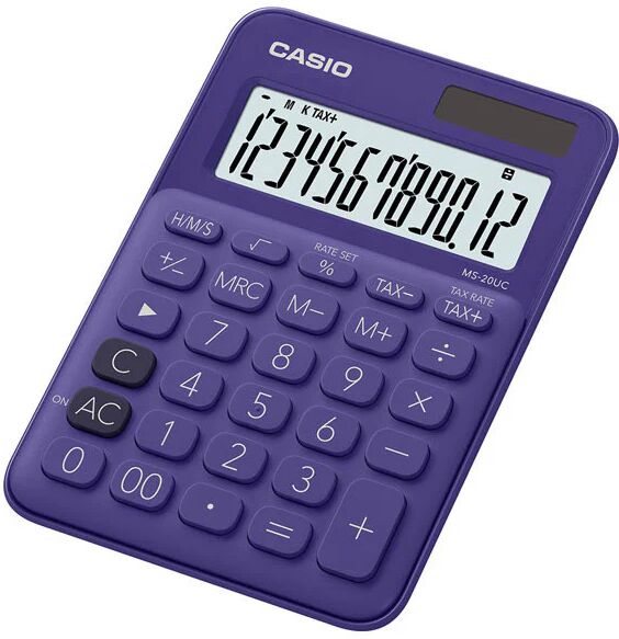 Casio MS-20UC-PL calcolatrice Desktop Calcolatrice di base Viola