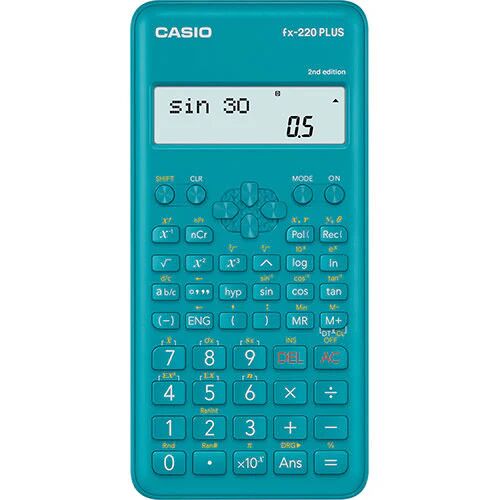 Casio FX-220 Plus calcolatrice Tasca Calcolatrice scientifica Blu