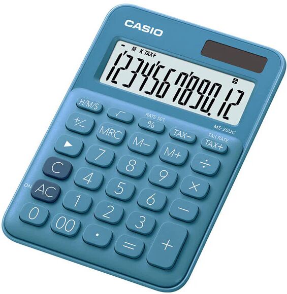 Casio MS-20UC-BU calcolatrice Desktop Calcolatrice di base Blu