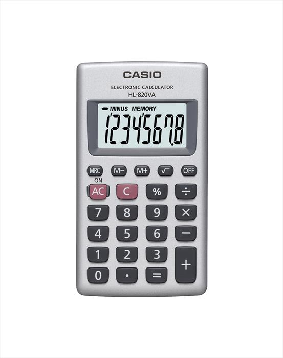 Casio Calcolatrice Hl-820va-grigio