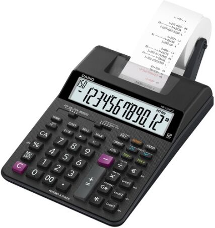 Casio HR-150RCE calcolatrice Desktop Calcolatrice con stampa Nero (HR-150RCE-WA)