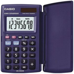 Casio HS-8VER Pocket Basic calculator Blue calculator