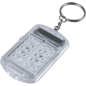 Tlily Clear Plastic Casing 8 Digits Electronic Mini Calculator w Keychain