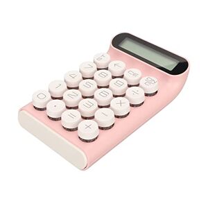 Naroote Mechanical Switch Calculator Blue Switch Calculator 20 Keys for Business (Pink)