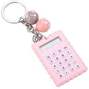 Generic Silicone Button Cute Keychain Calculator, Portable Pocket Calculator, Keychain Calculator, For Kids, Students, Kids (#2)