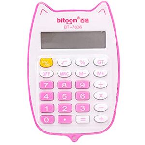 YOUNAFEN Basic Standard Calculators Digital Desktop Calculator 12-Digit LED Display 1 X Powered for Smart Calcul Calculator Pocket Size