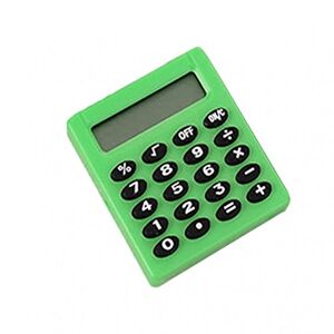 100722-Brussels08 Mini Portable 8 Digits Electronic Desktop Calculator Handheld Student's Scientific Pocket Calculator LCD Screen Display for Mathematics Teaching Daily Basic Office (Green)