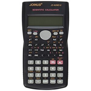 koreatrends Scientific Calculator 240 Calculations Function, 12 Digits, Double Display, Business Office School Pocket Calculator, Black Color (JS-82MS-5)