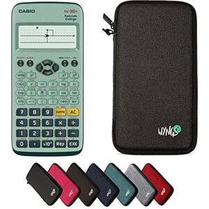 CALCUSO Economy Pack: Casio FX-92+ Special College Technical Scientific Calculator + WYNGS Protective Case Dark Grey + Extended Warranty